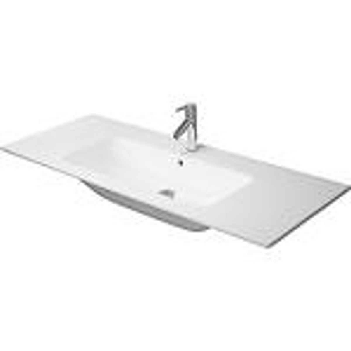 Duravit ME by Starck håndvask 1230x490mm til møbel med hanehul midt