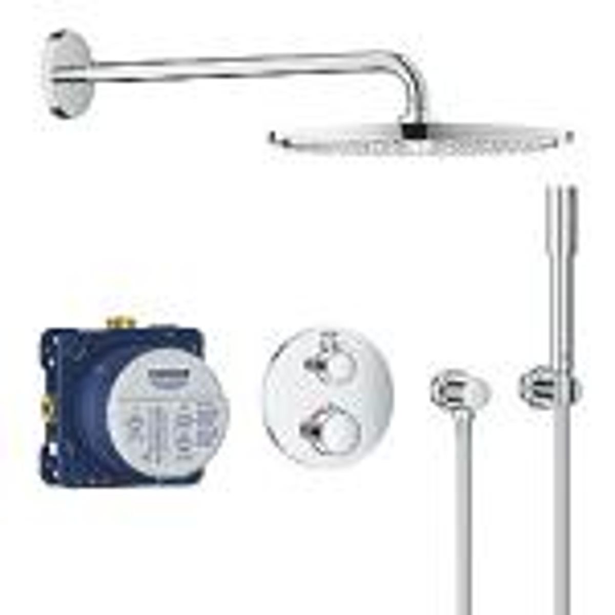 GROHE grohtherm sampak Brusesæt med Rainshower Cosmopolitan 310 brusehoved