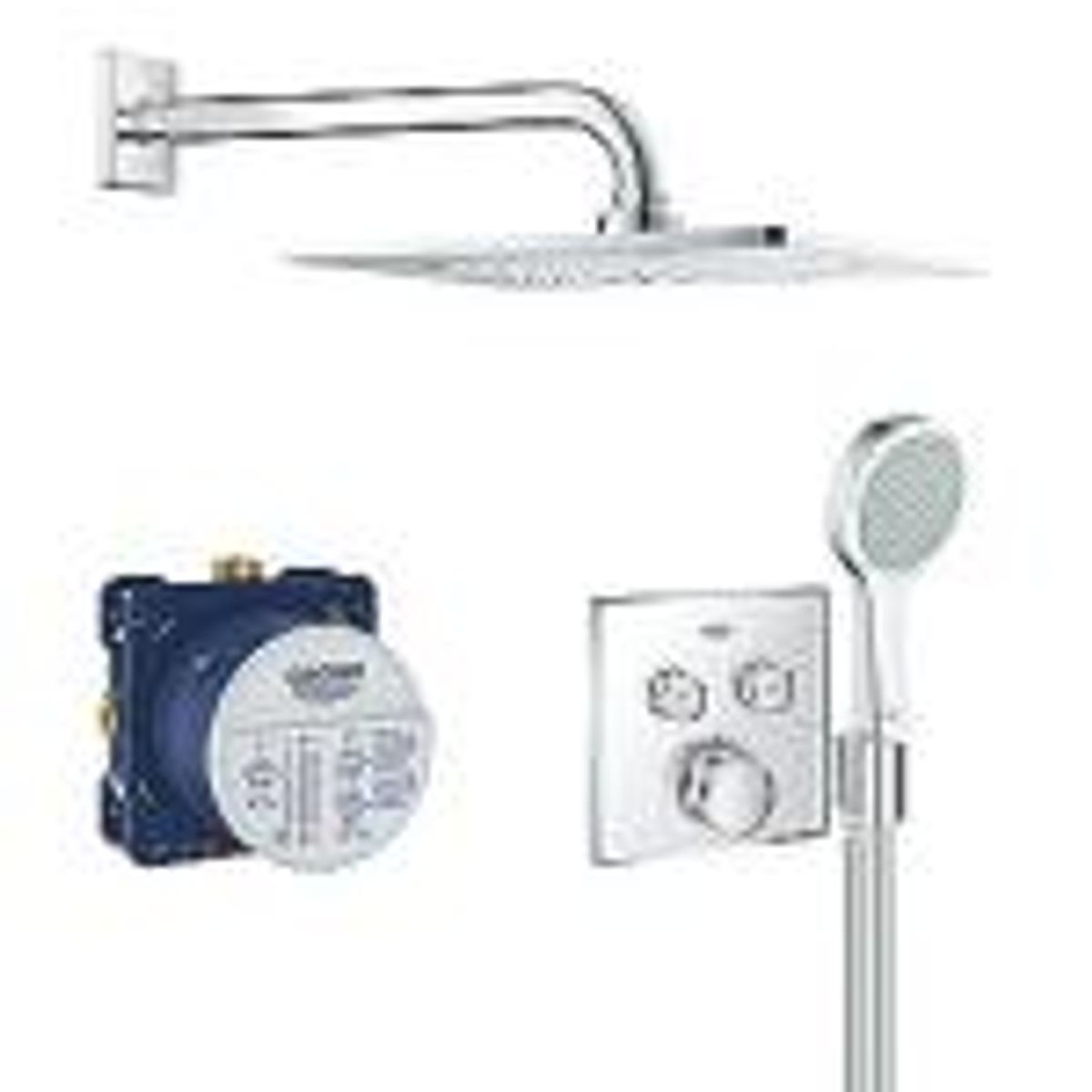 GROHE grohtherm SmartControl Brusesæt med hovedbruser