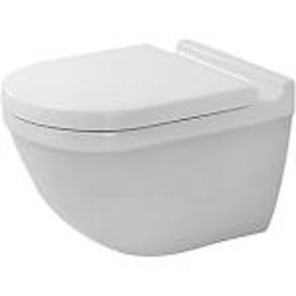 Duravit Starck 3 toilet 360x540mm med skjult montering og Wondergliss