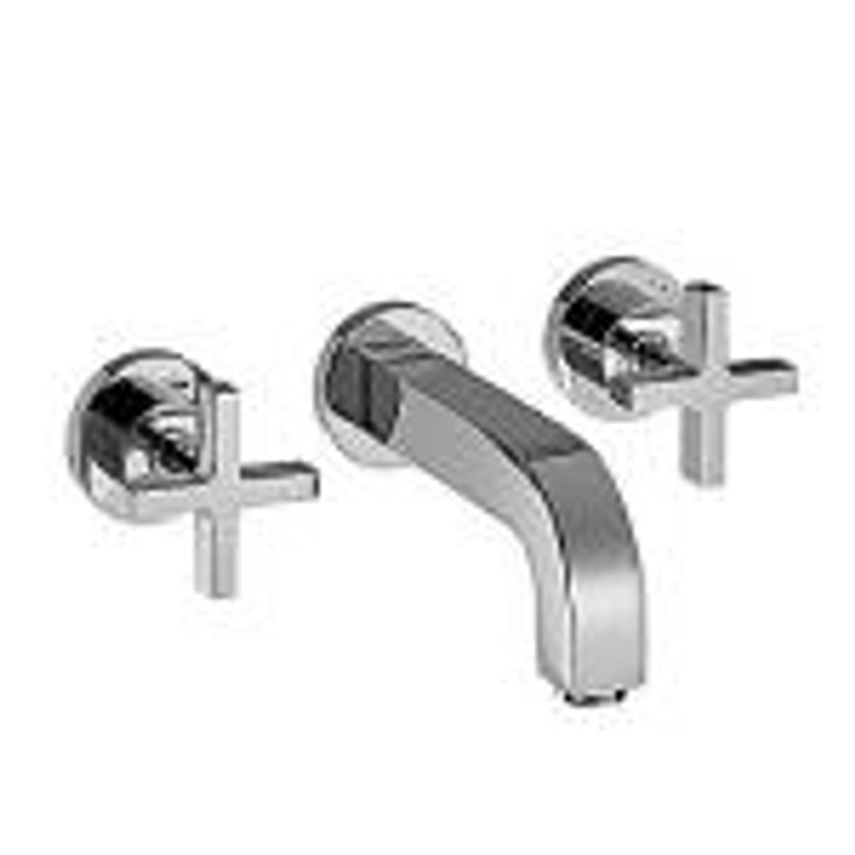 Hansgrohe AXOR Citterio 3-huls håndvaskarmatur til vægmontering, 222 mm tud