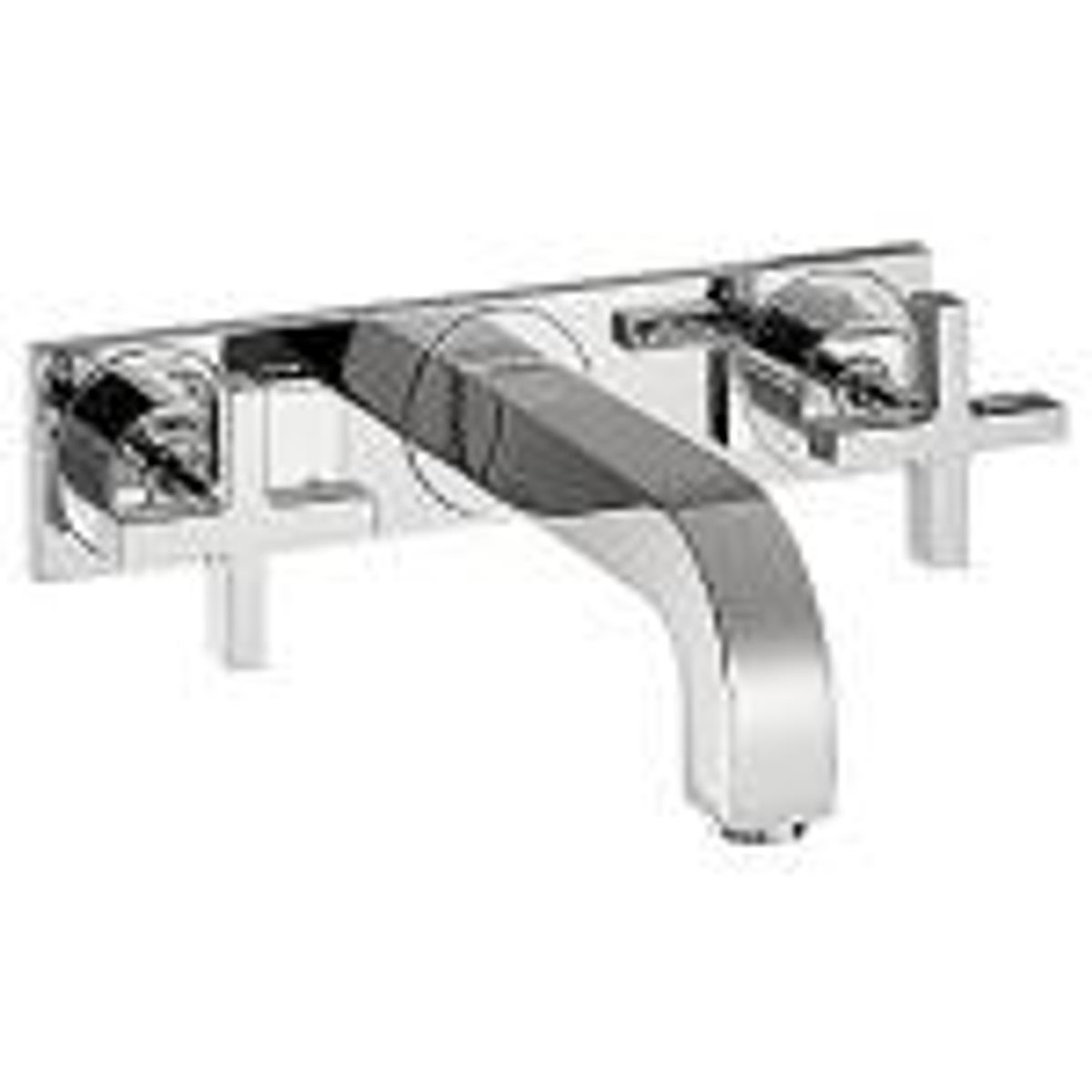 Hansgrohe AXOR Citterio 3-huls håndvaskarmatur til vægmontering, 226 mm tud