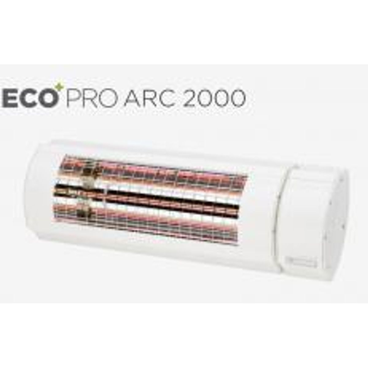 Solamagic 2000ECO+ PRO ARC med trinløs varmeregulering - Hvid (Ny forbedret 2019 model)