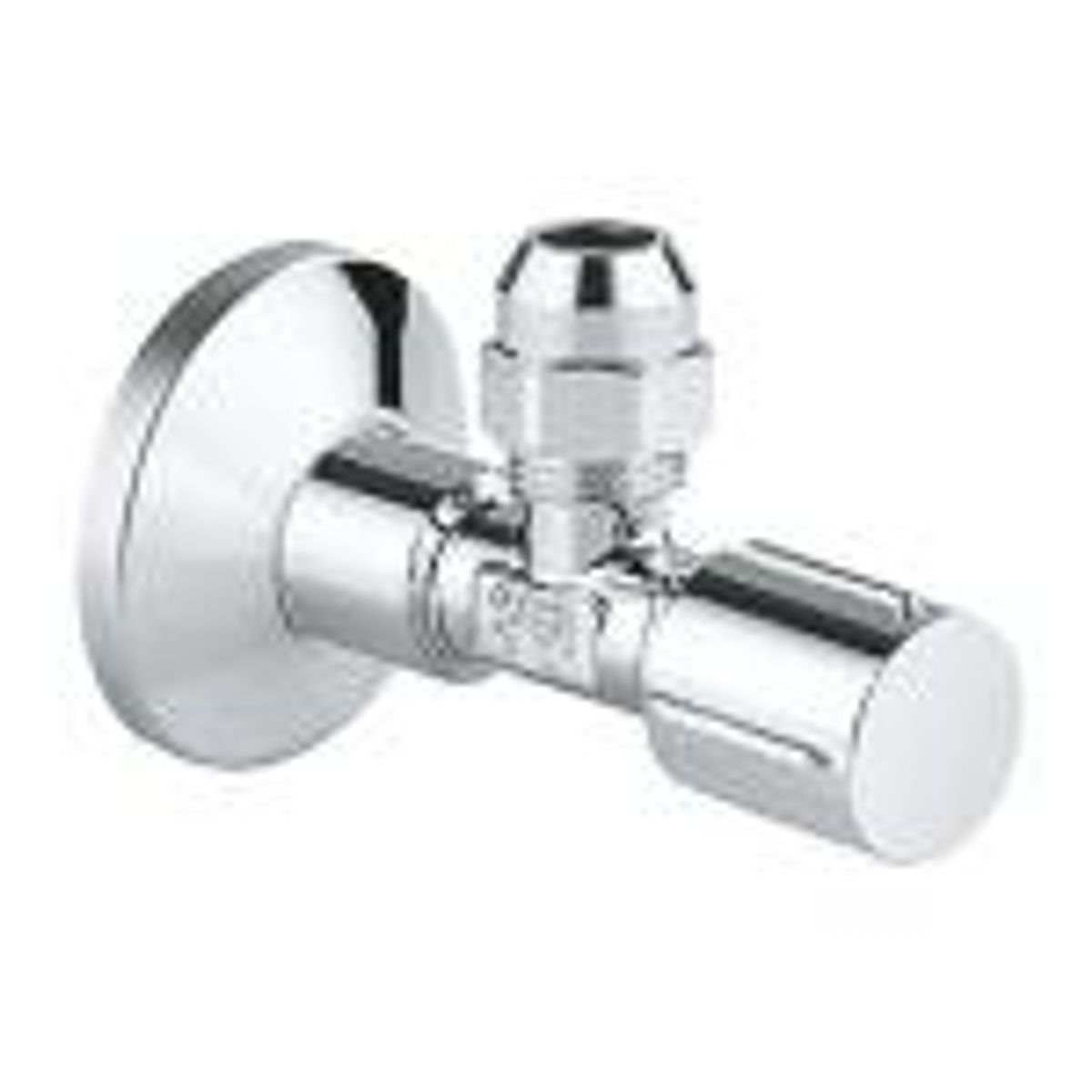 GROHE vinkelventil 1/2'' x 3/8'' Hjørneventil, DN 15 riflet gevind for nemmere pakning