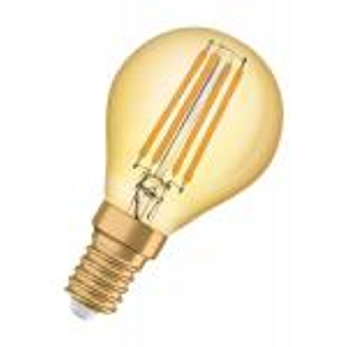 Osram vintage 1906 led krone 4w/825 (36w) e14 guld