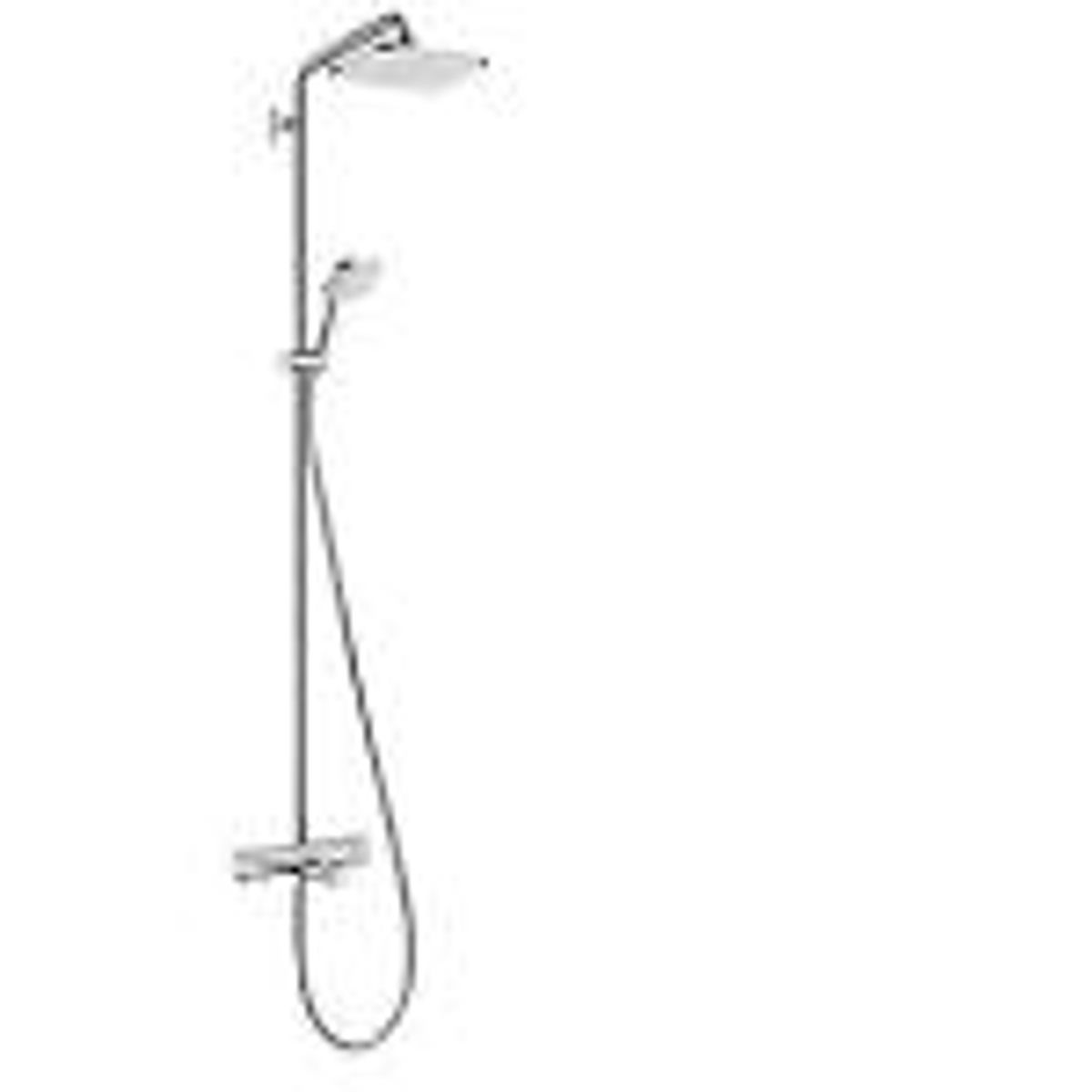 hansgrohe Croma E 280 SHP m/karterm. 1jet.Inkl.hovedbruser,håndbruser,brusetermostat,bruserslange