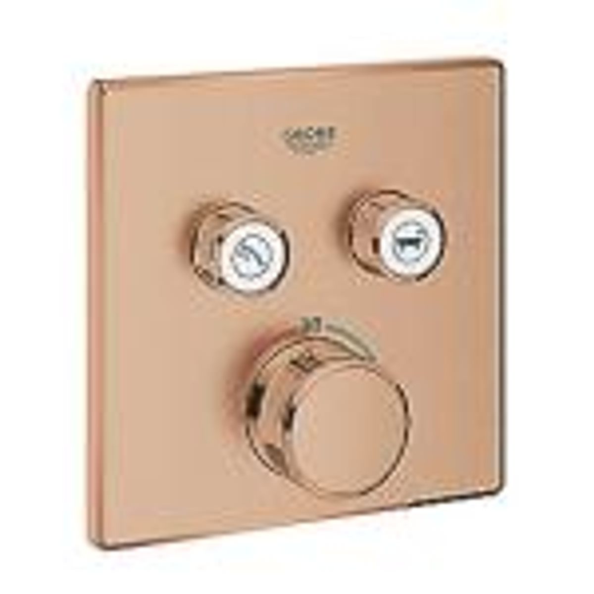 GROHE Grohtherm SmartControl 2SC Termostat til indbygning med to ventiler, børstet warm sunset