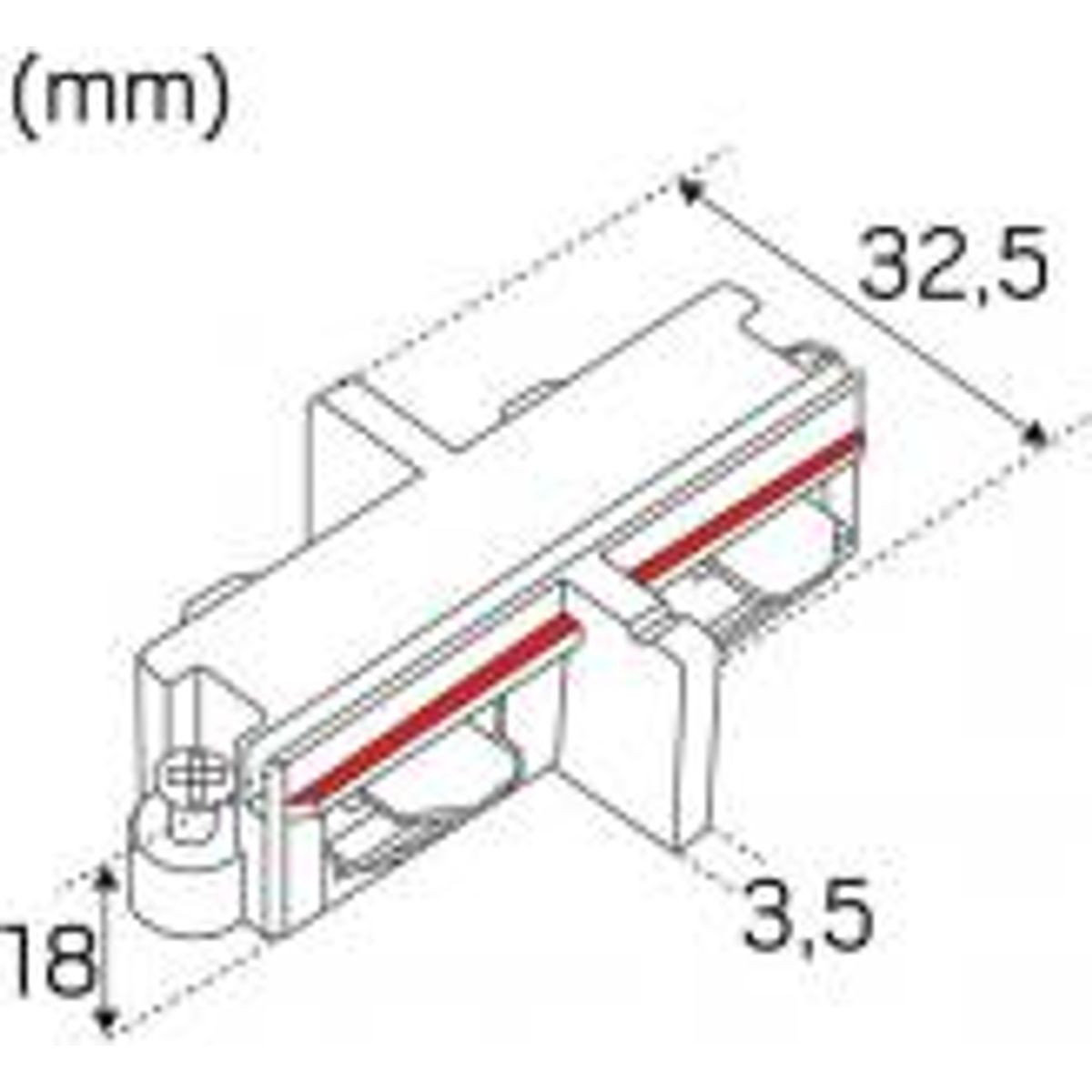 Samlestykke 1-faset Sort