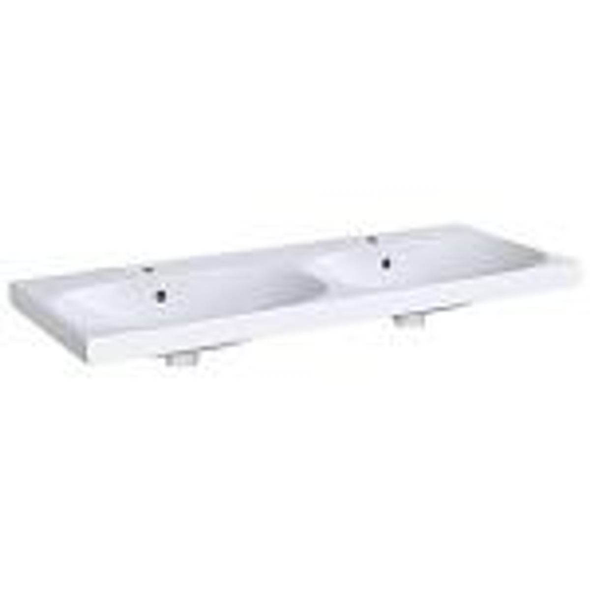 Geberit ACANTO håndvask dobb 1200x168x482mm til møbel/bolt hvid