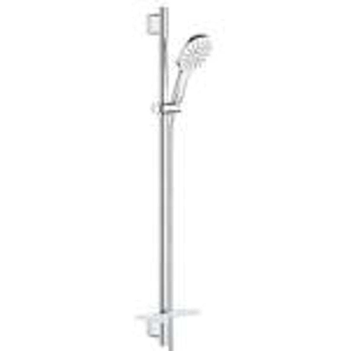 GROHE Rainshower SmartActive brusestangsæt 3 sprays, 900 mm, med vægholdere, Silverflex bruseslange, krom