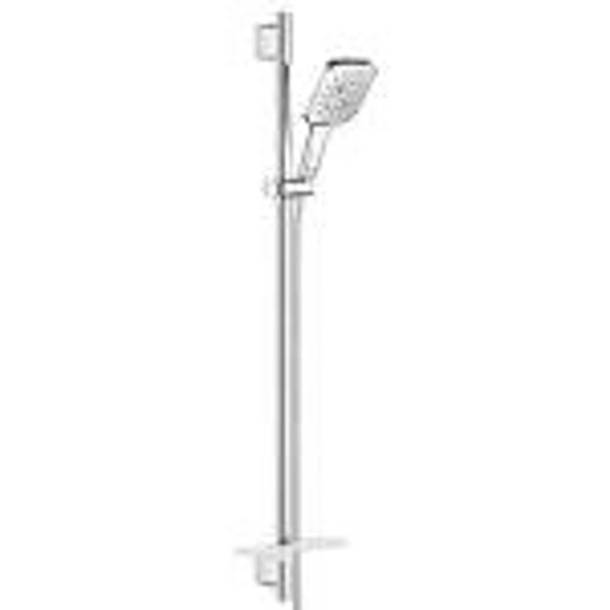 GROHE Rainshower SmartActive CUBE brusestangsæt med brusestang 900mm, med vægholdere, Silverflex bruserslange 1.750 mm