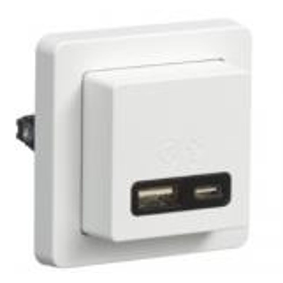 LK FUGA ® USB A+C hurtiglader, 3,4A, 1 modul, hvid