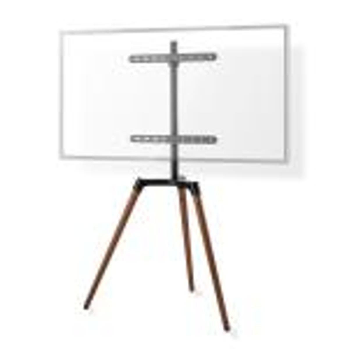 TV Gulv Stand | 50 - 65 " | Maksimal vægt: 35 kg | Scandinavian Design | Kan drejes | skrid rem | Snap-lock | Aluminium / Stål | Sort