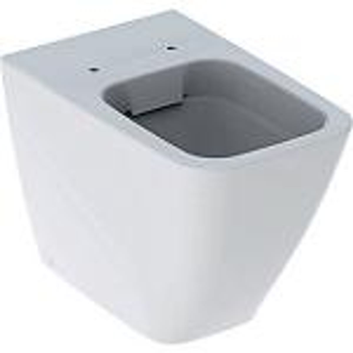 Geberit Icon square toiletskål 350x560x405mm t/indb.cist hvid KeraTect