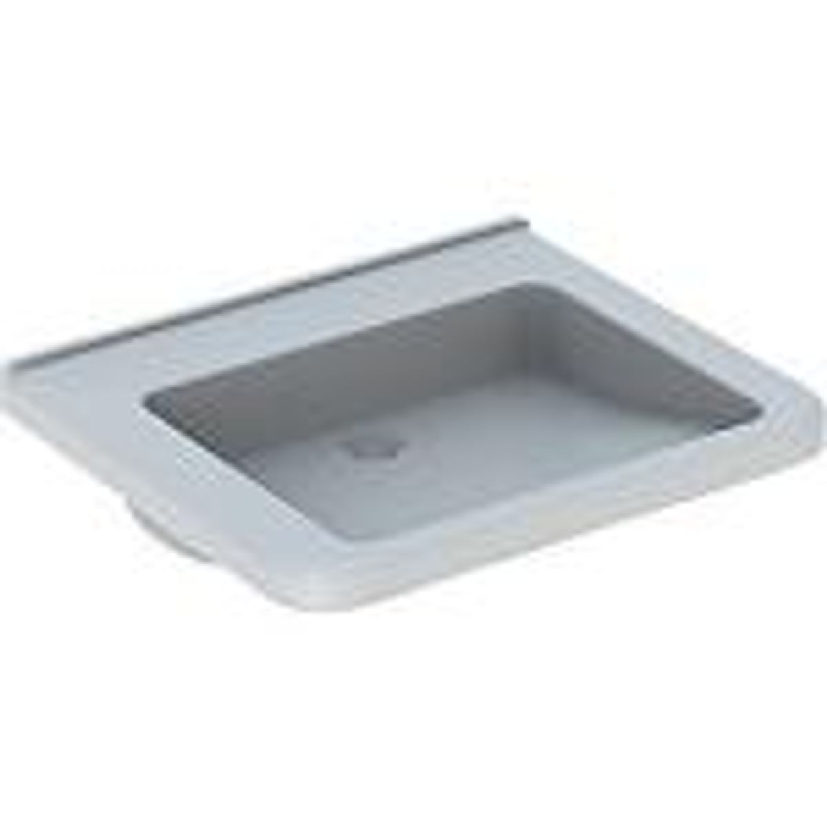 Geberit Renova comfort square håndvask 650x550x155mm hvid