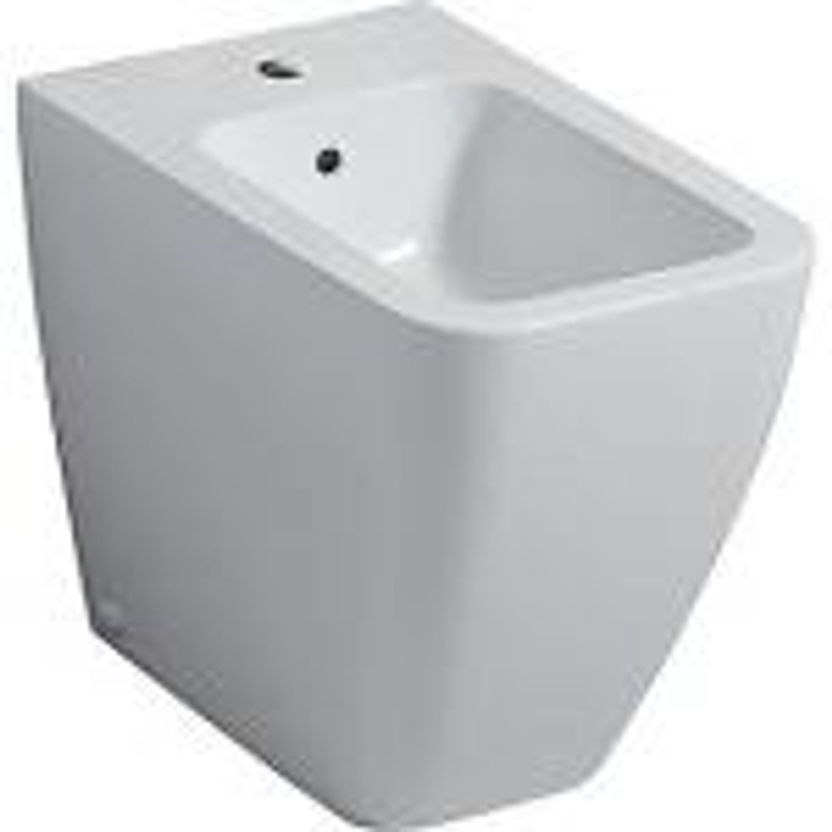 GEBERIT Icon square bidet 355x560x400mm uden armatur, hvid KeraTect