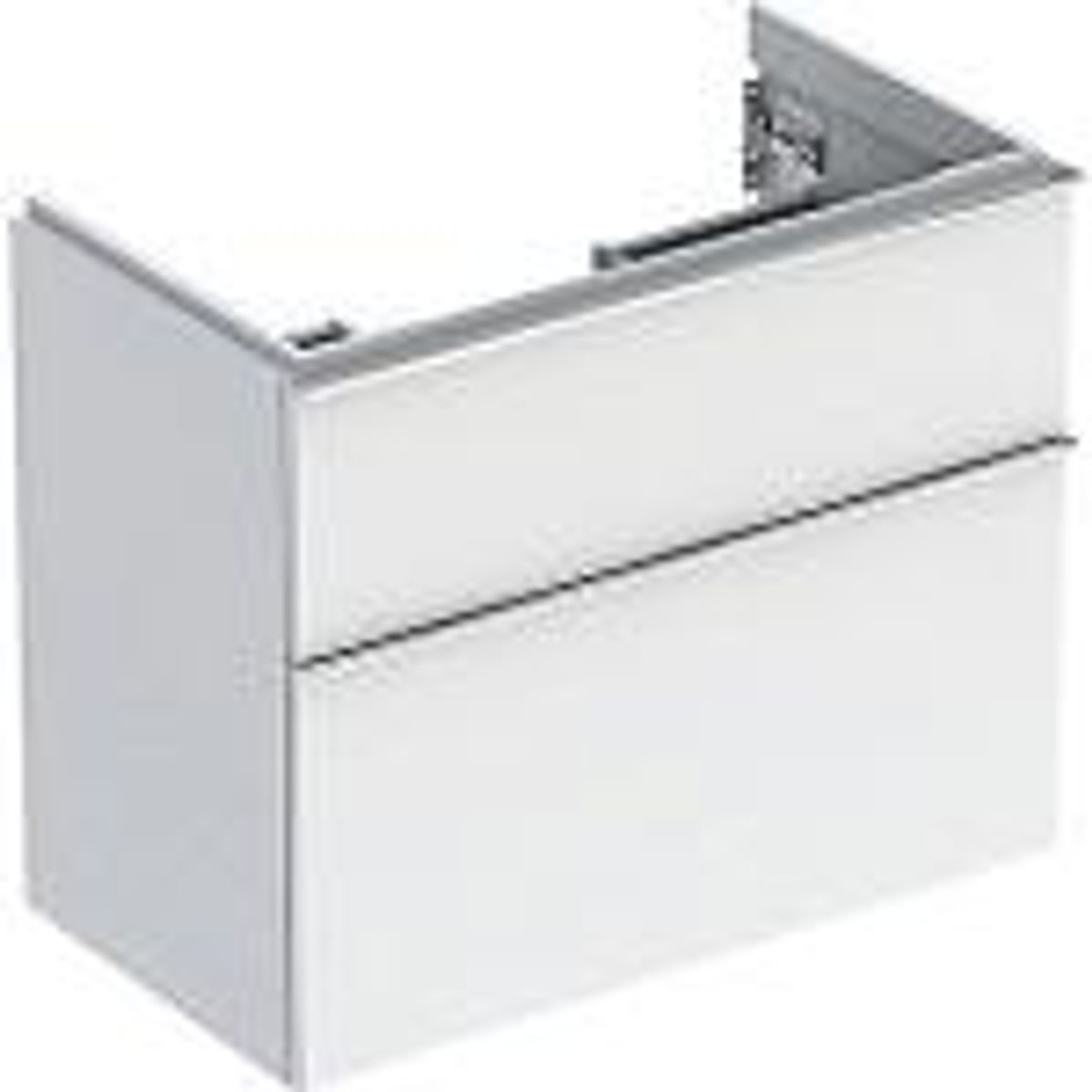 Geberit Icon vaskeskab 740x416x615mm 2skuffer hvid