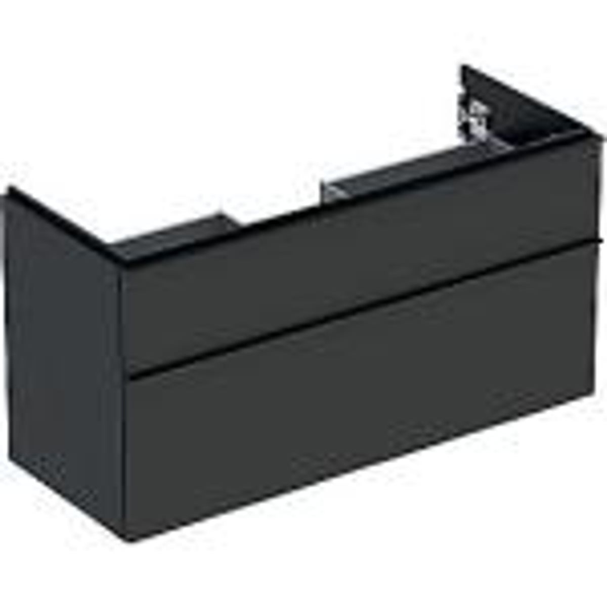 Geberit Icon vaskeskab 1184x476x615mm 2skuffer lava