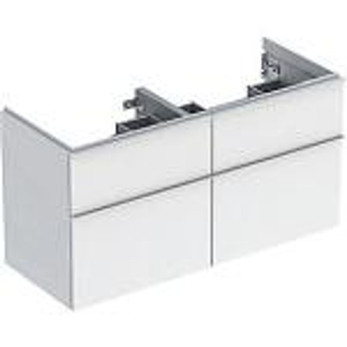 Geberit Icon vaskeskab 1184x476x615mm 4skuffer hvid