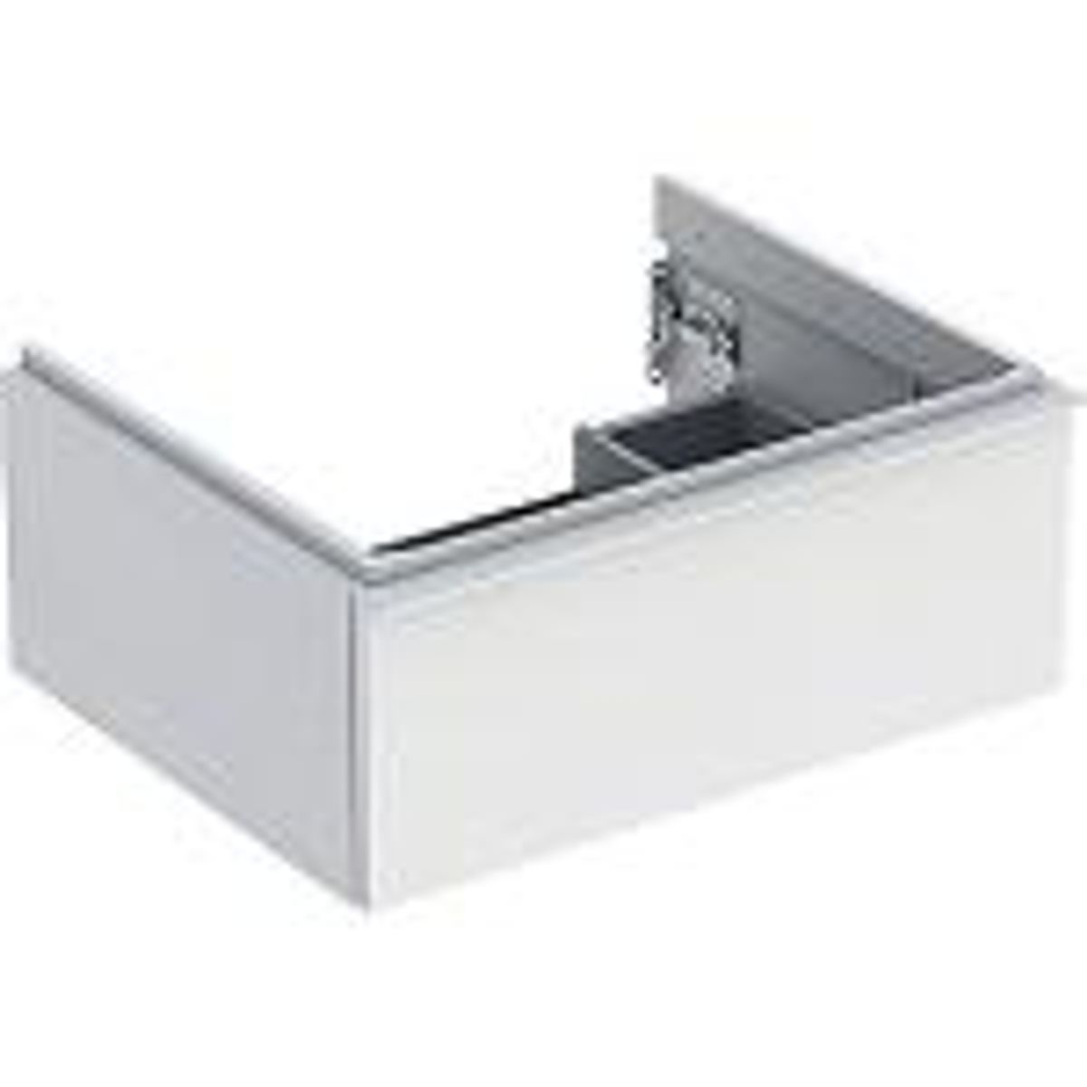 Geberit Icon vaskeskab 592x476x247mm 1skuffe hvid