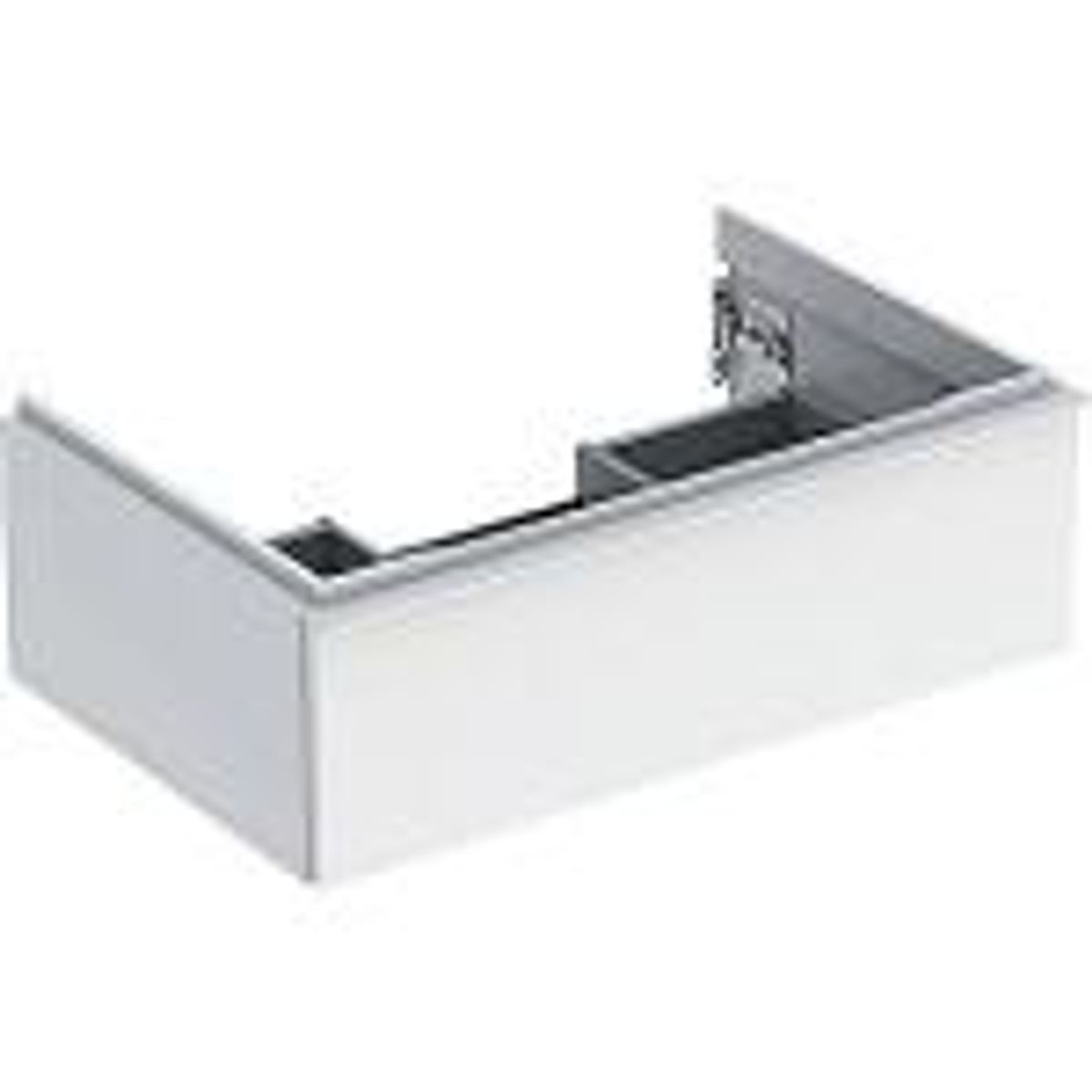 Geberit Icon vaskeskab 740x476x247mm 1skuffe hvid