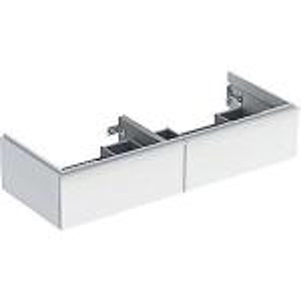 Geberit Icon vaskeskab 1184x476x247mm 2skuffer hvid