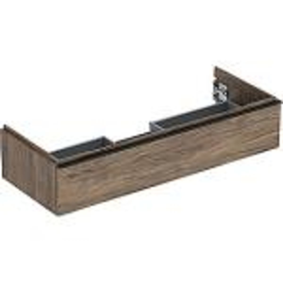 Geberit Icon vaskeskab 1184x476x247mm 1skuffe nøddetræ hickory