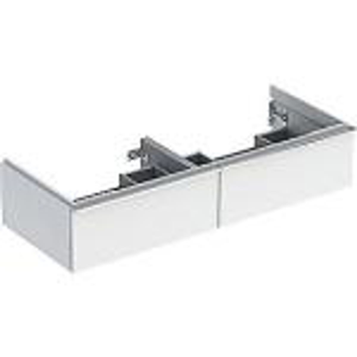 Geberit Icon vaskeskab 1184x476x247mm 2skuffer hvid