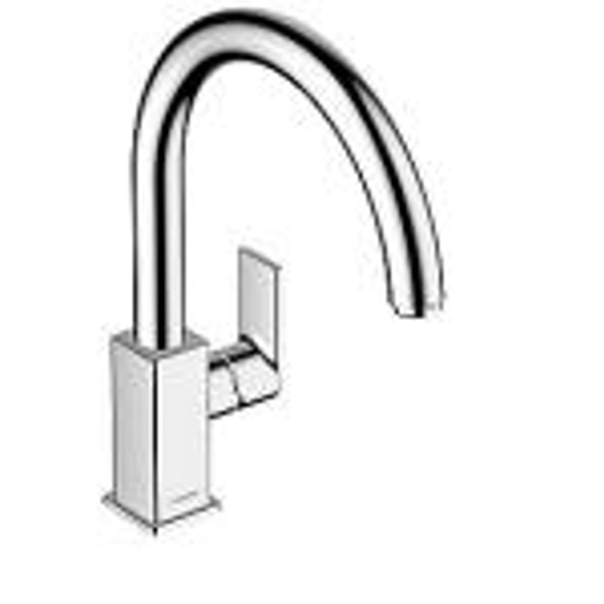 hansgrohe Vernis Shape M35 køkkenarmatur 260, 1jet krom