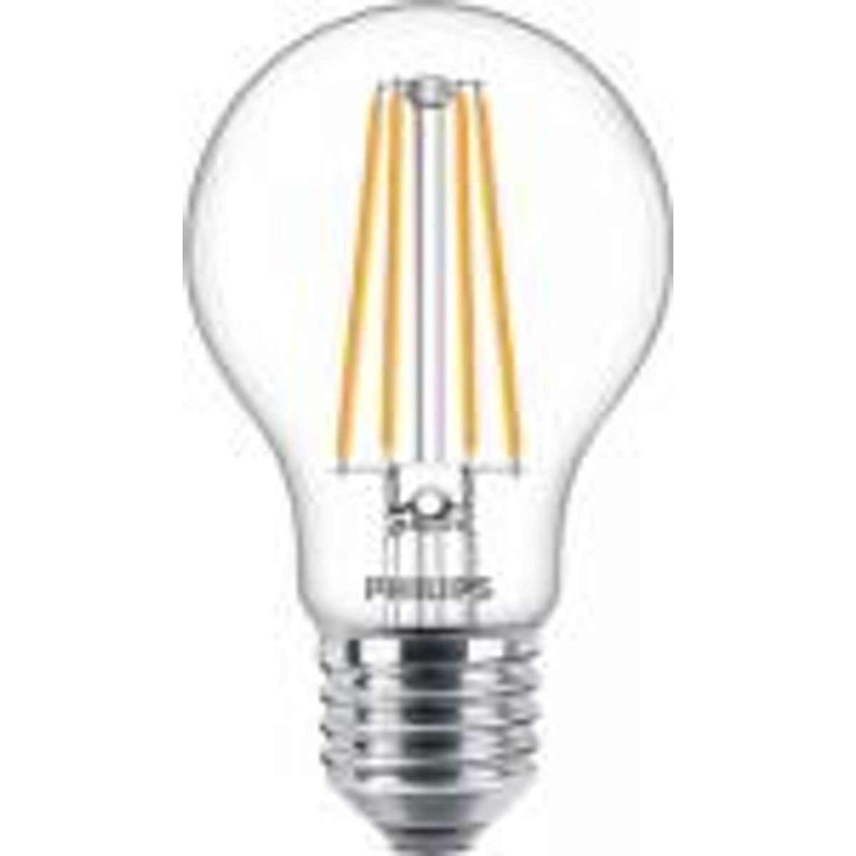 Philips corepro led standard 8,5w (75w) e27 a60 827 klar glas