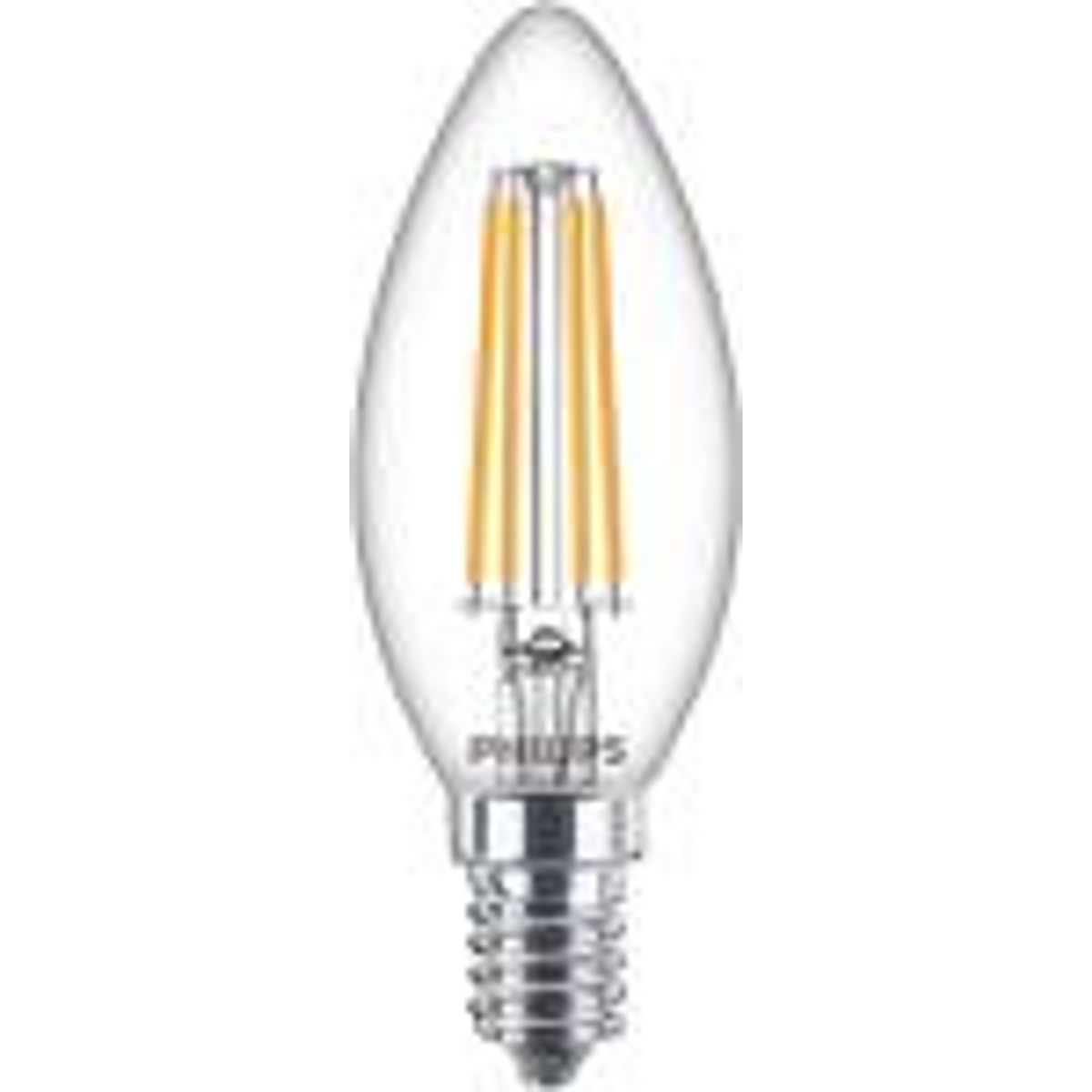 Philips Corepro LED Kerte E14, 6,5w/827 - Varm hvid, (806 lumen), , ikke dæmpbar, filament (=60w)