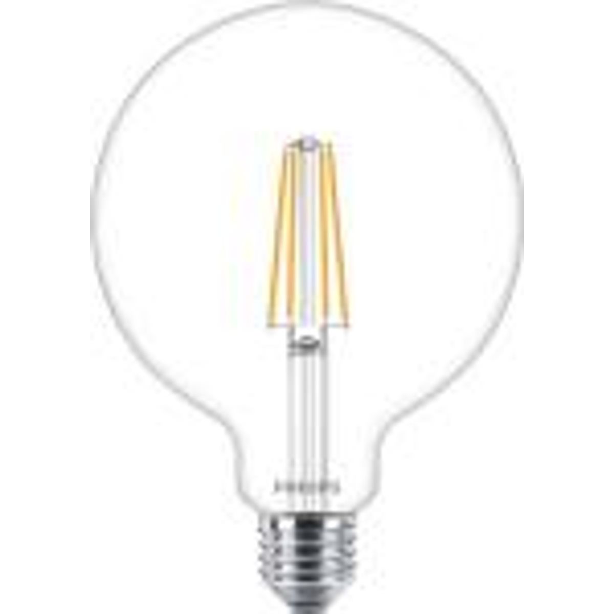 Philips master value led standard dæmpbar 5,9w (60w) e27 927 g120 klar glas