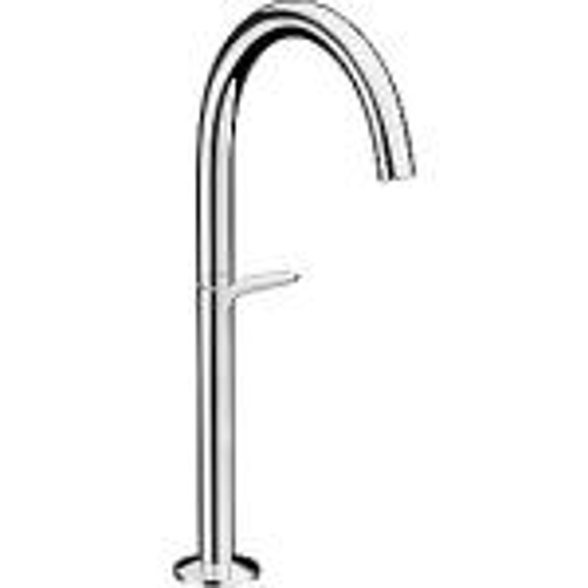 hansgrohe AXOR One håndvaskarmatur 165mm tud med push-open, forkromet