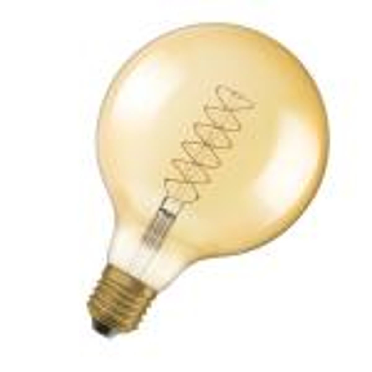 Osram vintage 1906 led globe125 guld spiral filament ultra tynd 600lm 7w/822 (48w) e27 dæmpbar