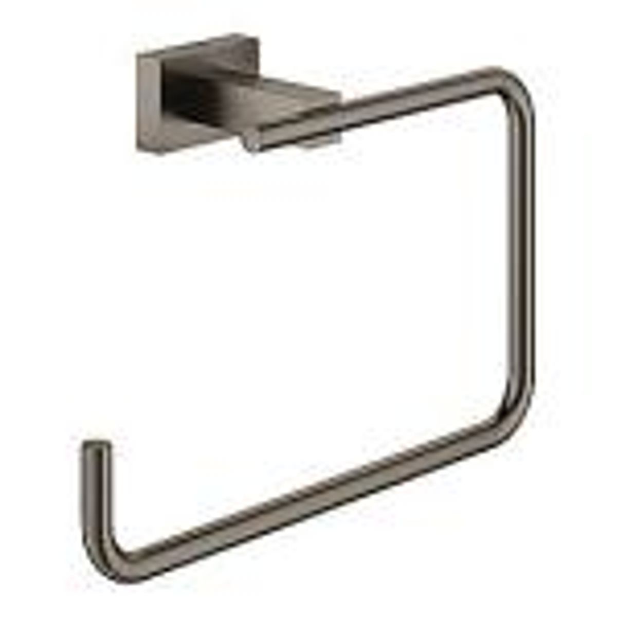 GROHE Essentials Cube new håndklædering 186mm. Børstet hard graphite