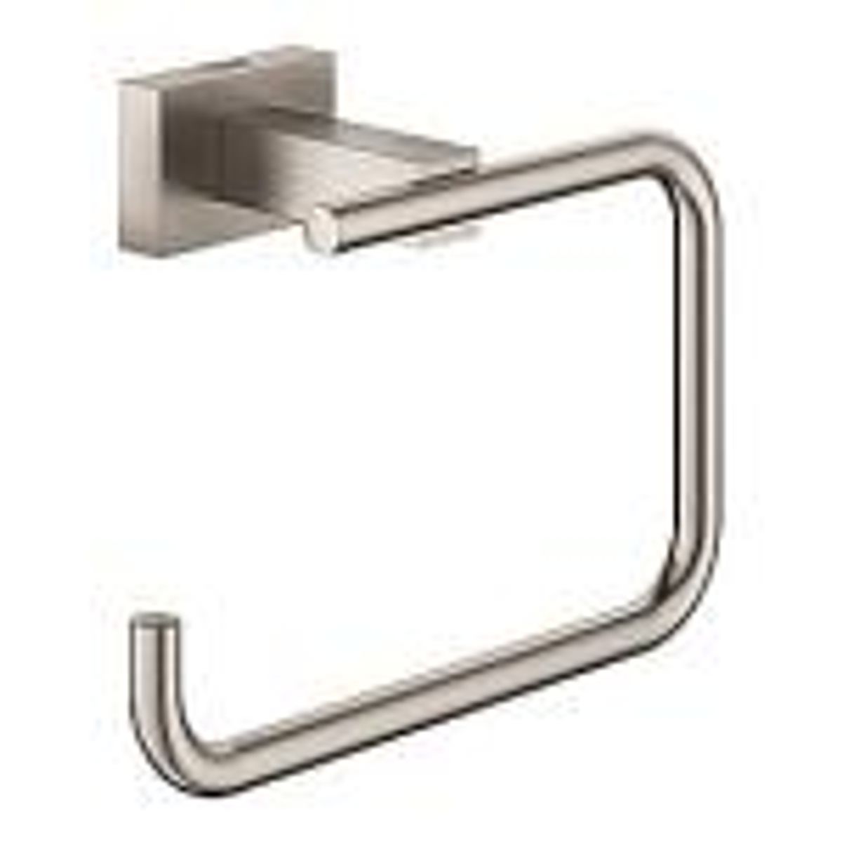 GROHE Essentials Cube toiletpapirholder 138x60x98mm u/låg Supersteel