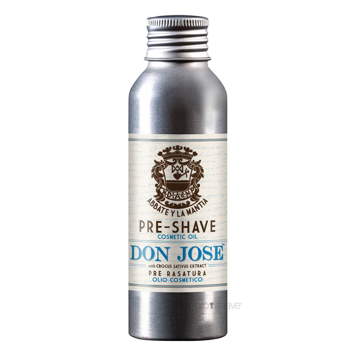 Abbate Y La Mantia Preshave Olie, Don José, 100 ml.