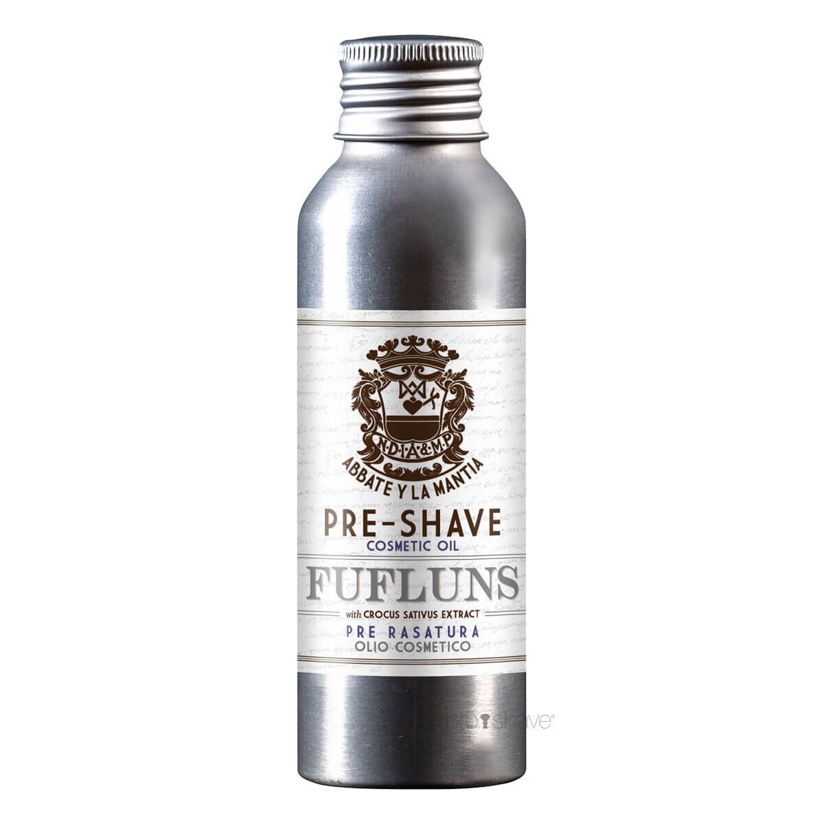 Abbate Y La Mantia Preshave Olie, Fufluns, 100 ml.