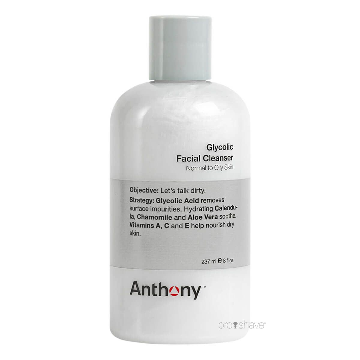 Anthony Logistics Glycolic Facial Cleanser, 237 ml.