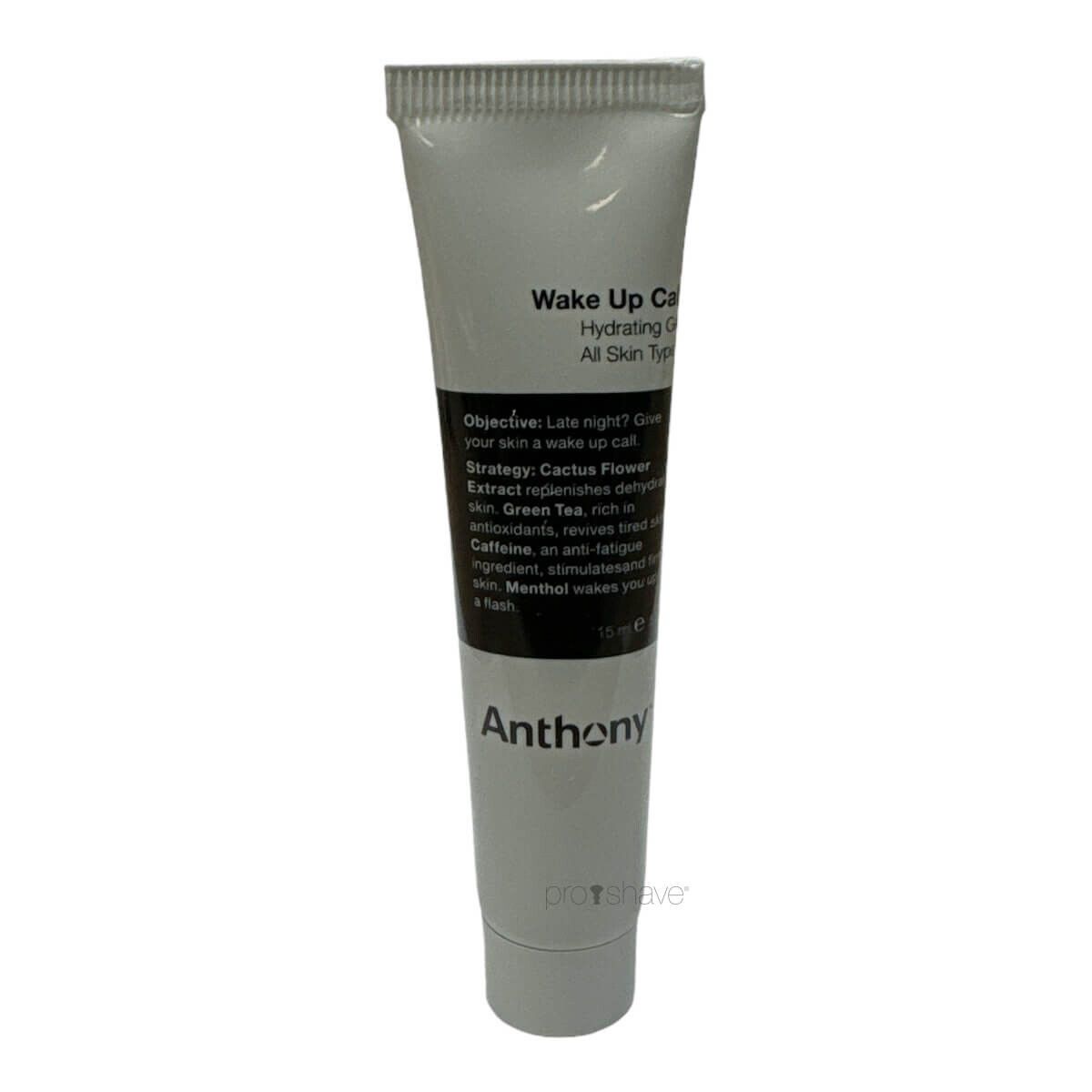 Anthony Logistics Wake Up Call Hydrating Gel, Sample, 15 ml.