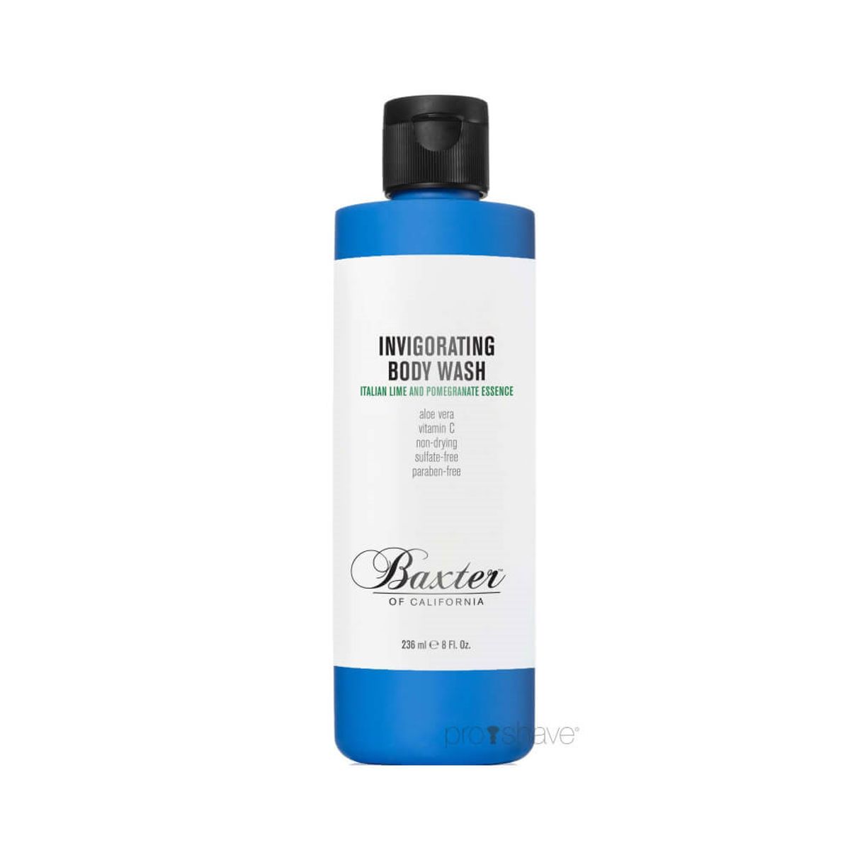 Baxter Of California Invigorating Body Wash, Lime & Granatæble, 236 ml.