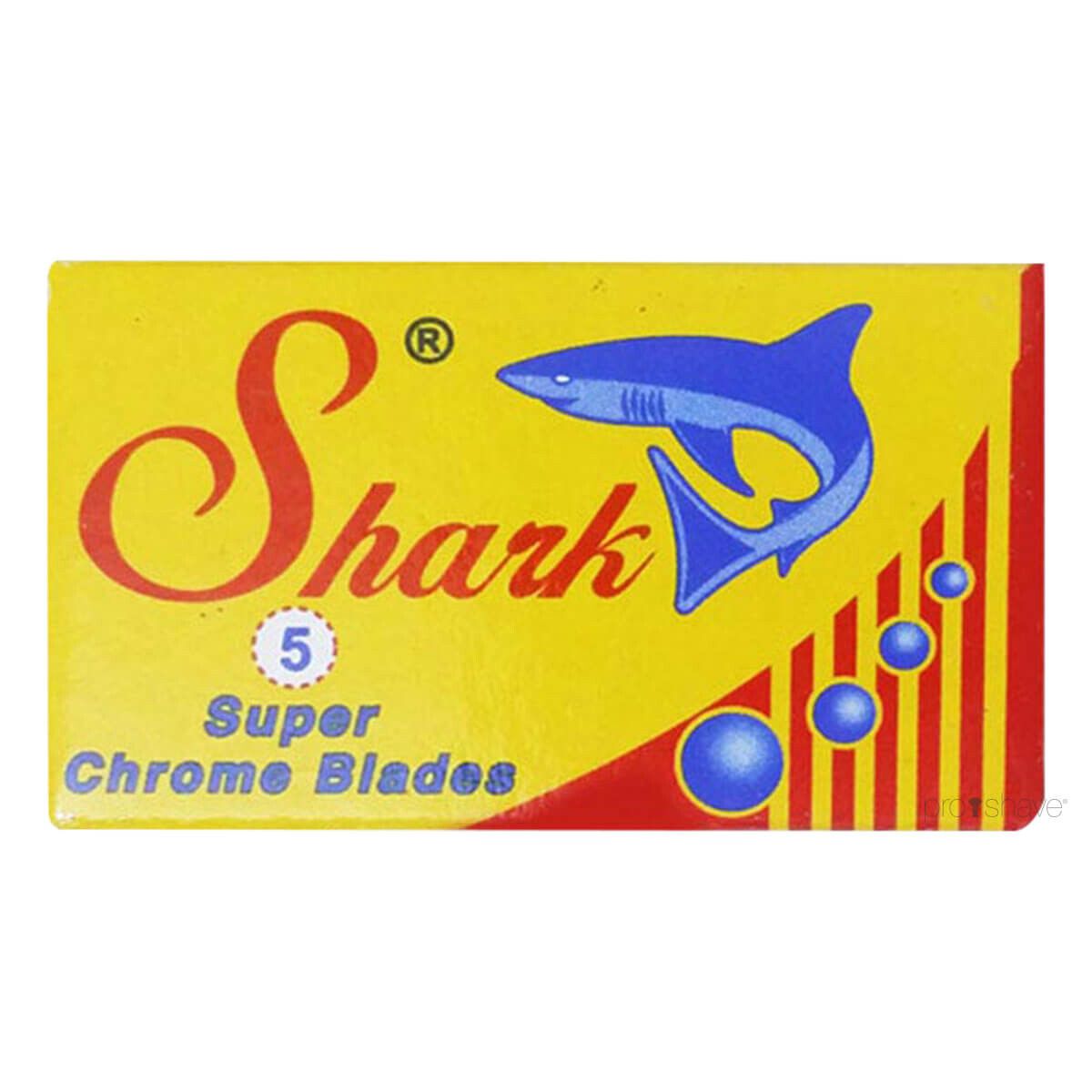 Shark Super Chrome DE-Barberblade, 2x5 stk. (10 stk.)