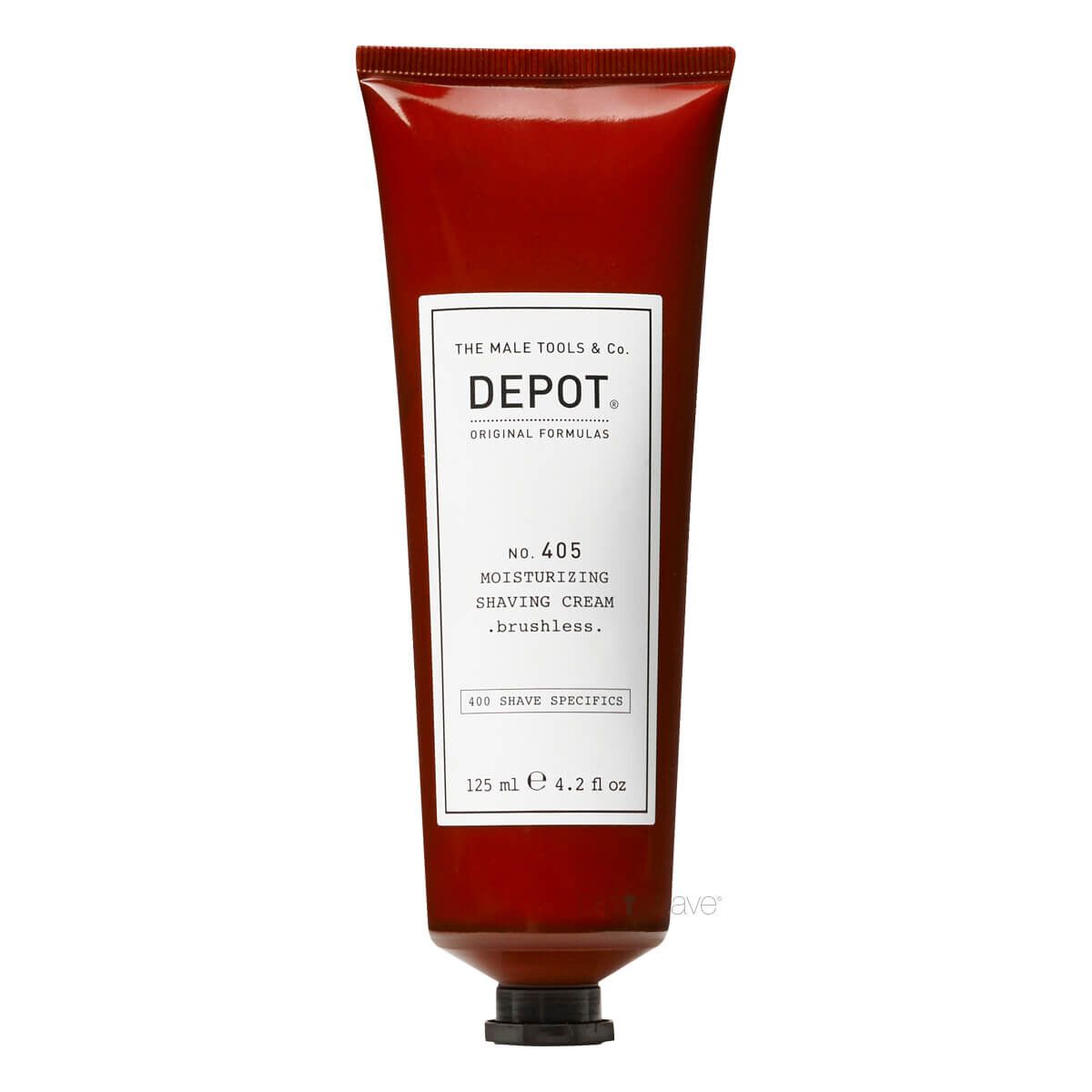 Depot Moisturizing Shaving Cream, Brushless, No. 405, 125 ml.