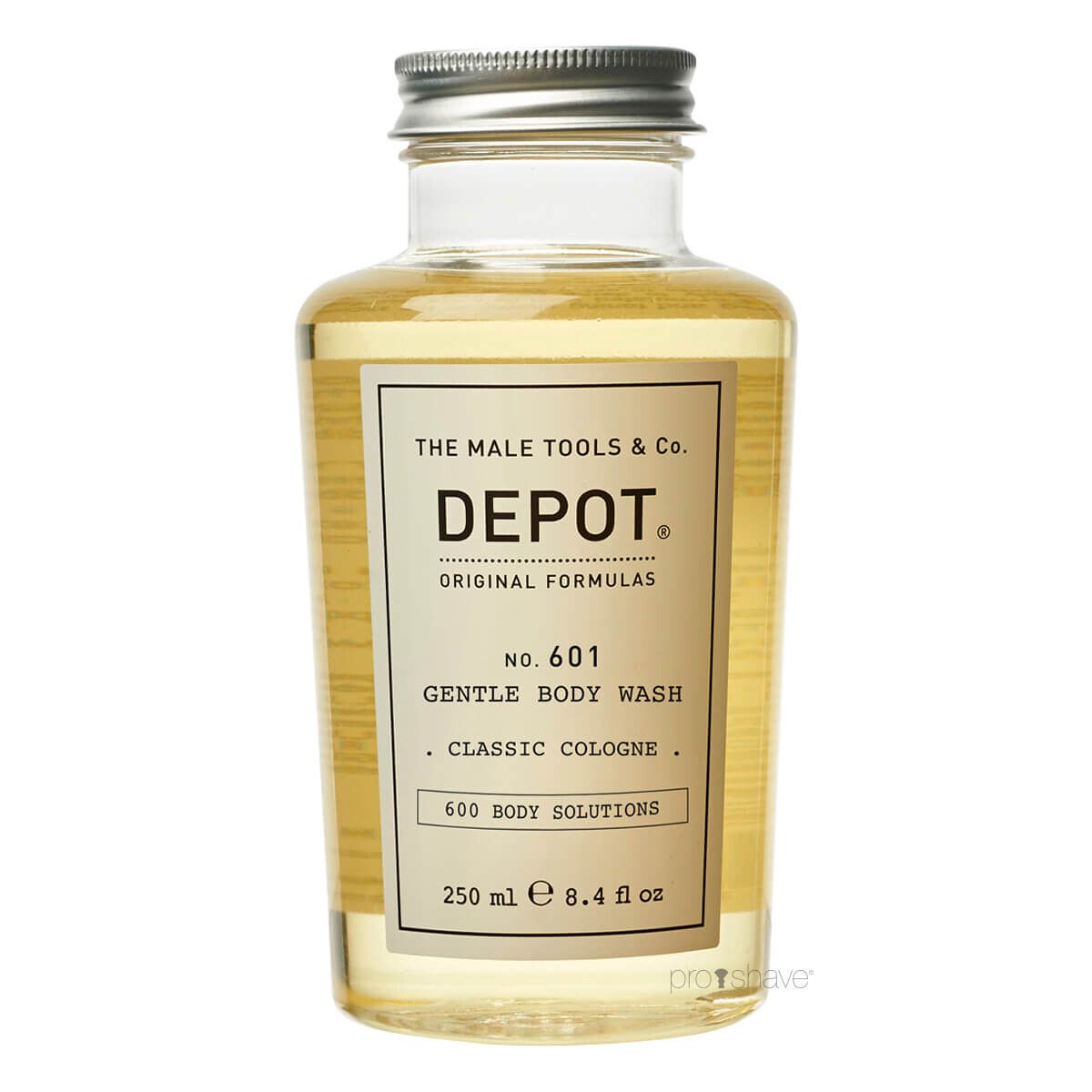 Depot Gentle Body Wash, Classic Cologne, No. 601, 250 ml.