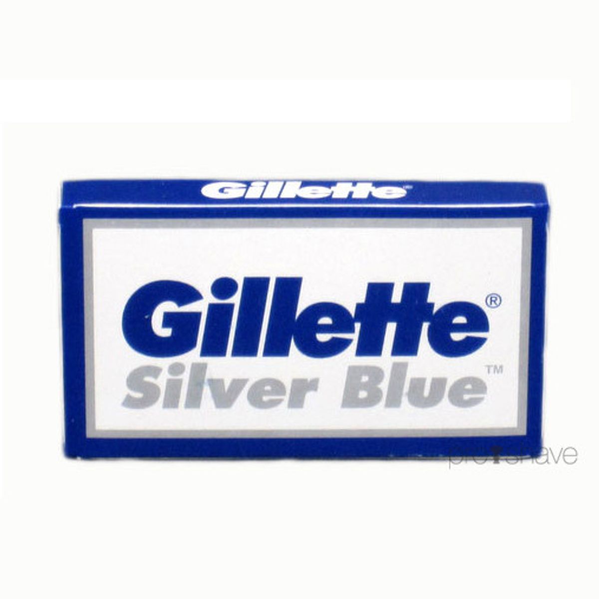 Gillette Silver Blue Razor DE-Barberblade, 2x5 stk. (10 stk.)