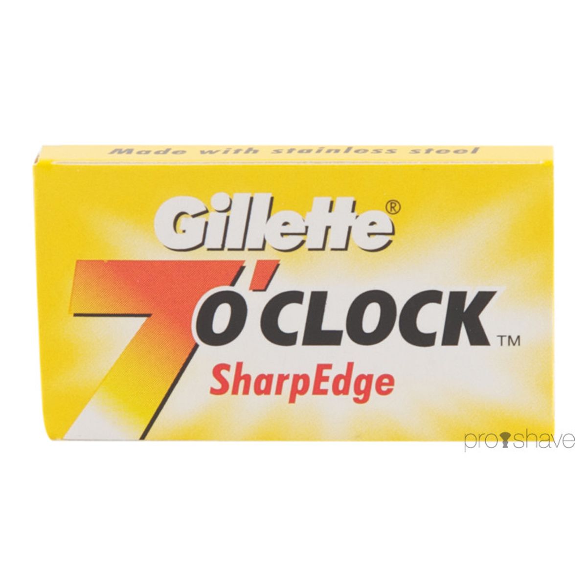 Gillette 7 O'Clock DE-Barberblade, Gul, 2x5 stk. (10 stk.)