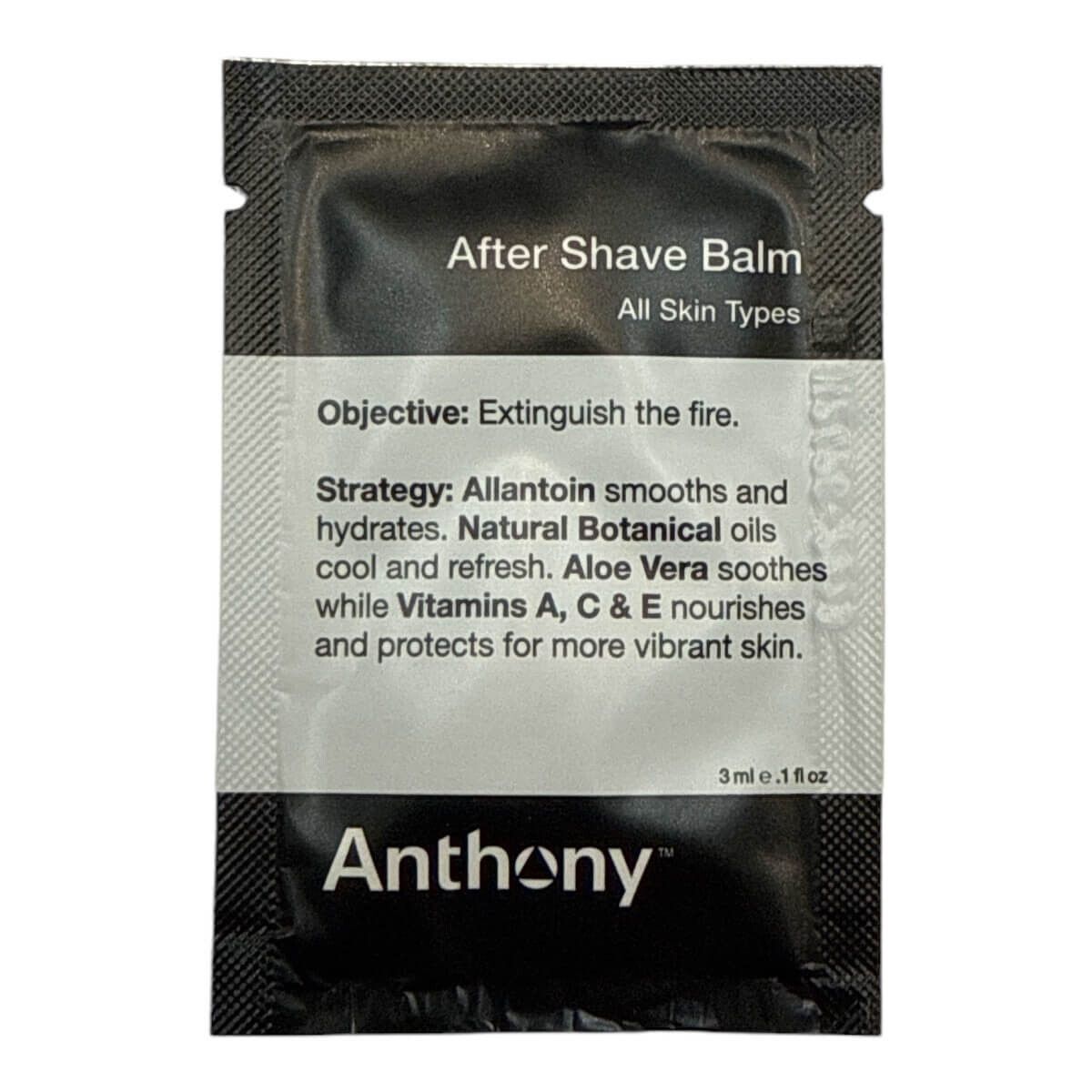 Anthony Logistics Aftershave Balm, Sample, 3 ml.