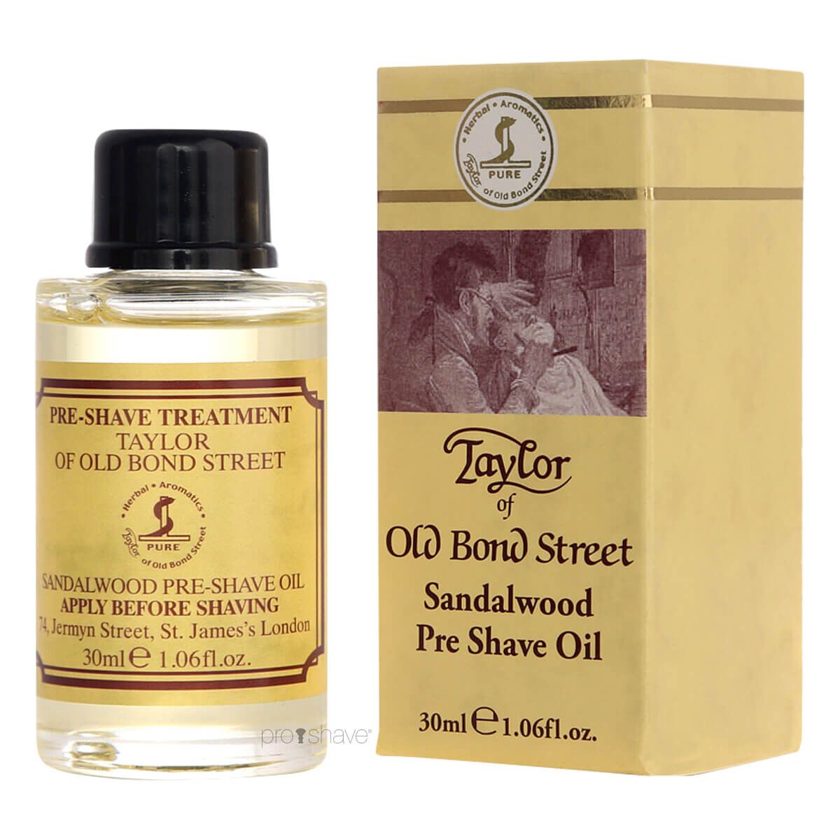 Taylor Of Old Bond Street Preshave Olie, Sandeltræ, 30 ml.