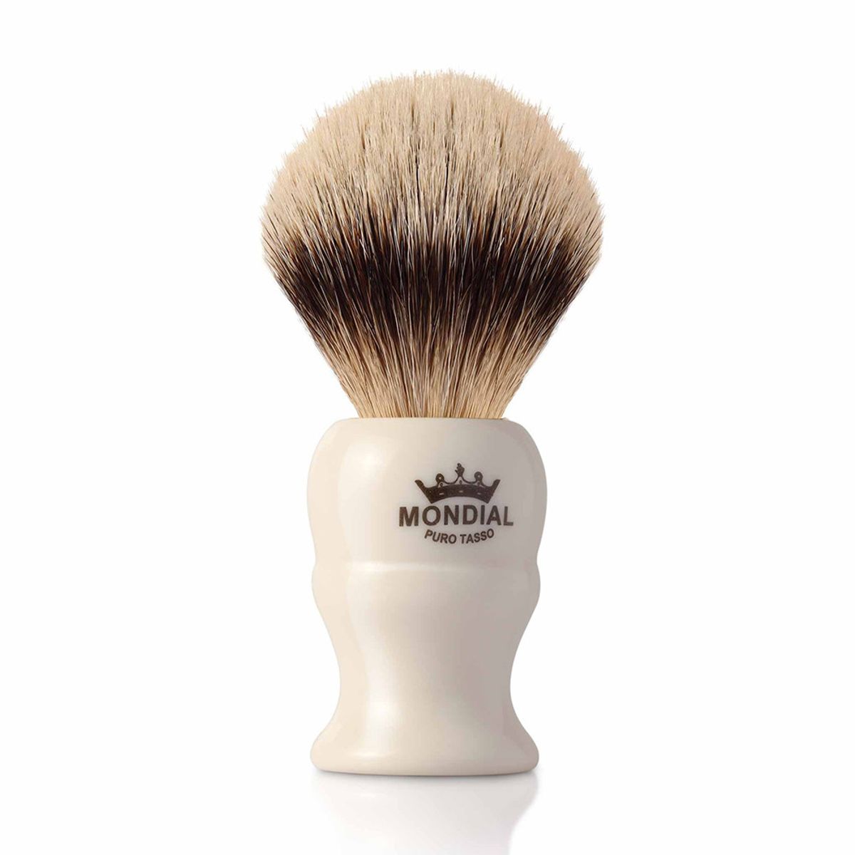 Mondial Silvertip Badger Barberkost, Jermin, 22 mm, Ivory