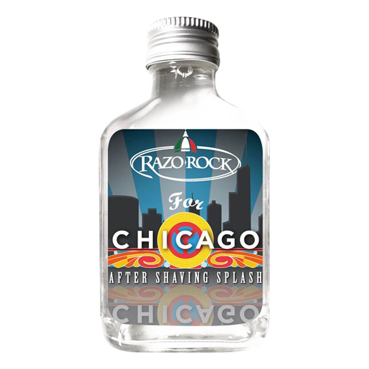 RazoRock For Chicago Aftershave Splash, 100 ml.